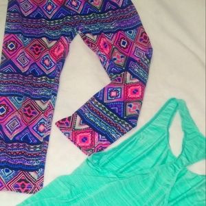 Freestyle revolution (girl) printed leggings (pre-owned)